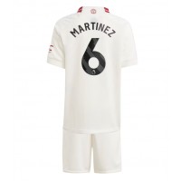 Fotbalové Dres Manchester United Lisandro Martinez #6 Dětské Alternativní 2023-24 Krátký Rukáv (+ trenýrky)